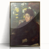 Impressionist Portrait - Mademoiselle Malo by Degas Wall Art Print