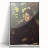 Impressionist Portrait - Mademoiselle Malo by Degas Wall Art Print