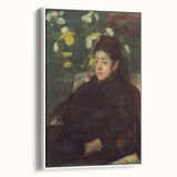 Impressionist Portrait - Mademoiselle Malo by Degas Wall Art Print