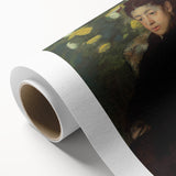 Impressionist Portrait - Mademoiselle Malo by Degas Wall Art Print