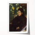 Impressionist Portrait - Mademoiselle Malo by Degas Wall Art Print