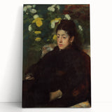 Impressionist Portrait - Mademoiselle Malo by Degas Wall Art Print
