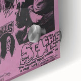 Nirvana Concert Poster - Retro Pink Art - Vintage 90s Grunge Print