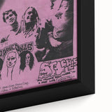 Nirvana Concert Poster - Retro Pink Art - Vintage 90s Grunge Print