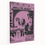 Nirvana Concert Poster - Retro Pink Art - Vintage 90s Grunge Print