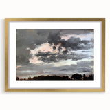 Realism Cloud Study Art Print - Dramatic Sky by Menzel