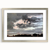 Realism Cloud Study Art Print - Dramatic Sky by Menzel