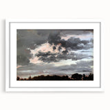 Realism Cloud Study Art Print - Dramatic Sky by Menzel