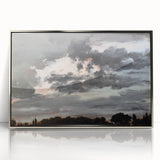 Realism Cloud Study Art Print - Dramatic Sky by Menzel