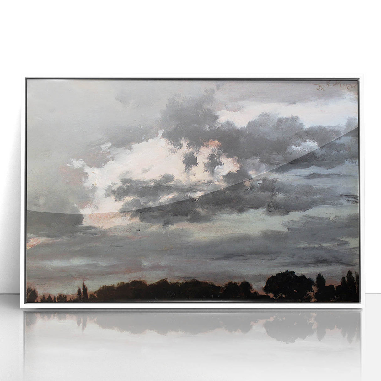 Realism Cloud Study Art Print - Dramatic Sky by Menzel