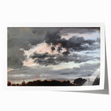 Realism Cloud Study Art Print - Dramatic Sky by Menzel