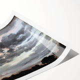 Realism Cloud Study Art Print - Dramatic Sky by Menzel