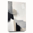 Canvas Art for Dining Area – Minimalist Abstract Black & Gray