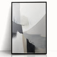 Canvas Art for Dining Area – Minimalist Abstract Black & Gray
