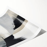 Canvas Art for Dining Area – Minimalist Abstract Black & Gray