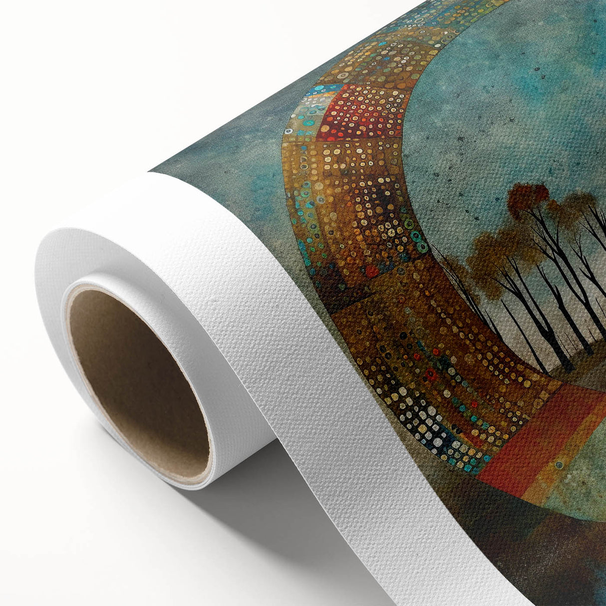 Abstract Landscape Living Room Wall Art – Large Canvas & Framed Print