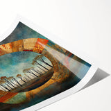 Abstract Landscape Living Room Wall Art – Large Canvas & Framed Print