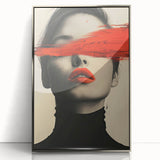 Framed acrylic wall art featuring a minimalist abstract design in silver tones, ideal for modern home decor, enhancing any interior space with elegance.