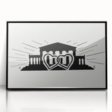 Expressionist Art - Temple with Two Hearts by Leo Gestel Wall Art