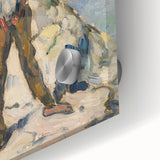 Impressionist Painting - Man with a Vest by Cézanne Wall Art Print