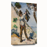 Impressionist Painting - Man with a Vest by Cézanne Wall Art Print