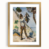 Impressionist Painting - Man with a Vest by Cézanne Wall Art Print