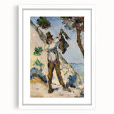 Impressionist Painting - Man with a Vest by Cézanne Wall Art Print