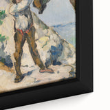 Impressionist Painting - Man with a Vest by Cézanne Wall Art Print