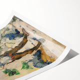 Impressionist Painting - Man with a Vest by Cézanne Wall Art Print