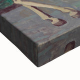 Abstract Modern Wall Art - Don Quixote on Horseback in Earthy Tones