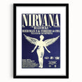 Nirvana Concert Poster - Retro Angel Art - Vintage 90s Rock Print