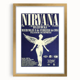 Nirvana Concert Poster - Retro Angel Art - Vintage 90s Rock Print