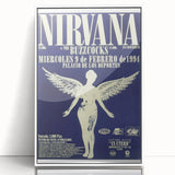 Nirvana Concert Poster - Retro Angel Art - Vintage 90s Rock Print