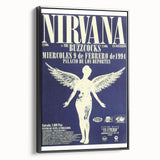 Nirvana Concert Poster - Retro Angel Art - Vintage 90s Rock Print