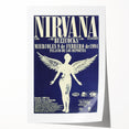 Nirvana Concert Poster - Retro Angel Art - Vintage 90s Rock Print