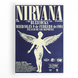 Nirvana Concert Poster - Retro Angel Art - Vintage 90s Rock Print