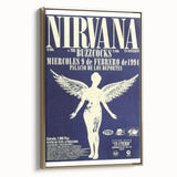 Nirvana Concert Poster - Retro Angel Art - Vintage 90s Rock Print