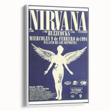 Nirvana Concert Poster - Retro Angel Art - Vintage 90s Rock Print