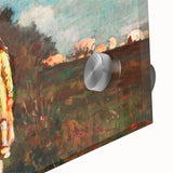 Realism Pastoral Scene - Two Girls in a Field by Homer