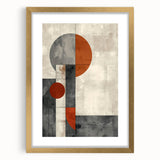 Dining Room Wall Decor – Geometric Abstract Canvas Art Print