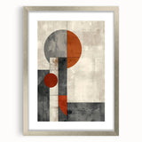 Dining Room Wall Decor – Geometric Abstract Canvas Art Print