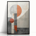 Dining Room Wall Decor – Geometric Abstract Canvas Art Print