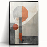 Dining Room Wall Decor – Geometric Abstract Canvas Art Print