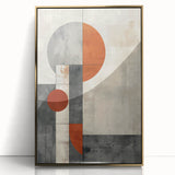 Dining Room Wall Decor – Geometric Abstract Canvas Art Print