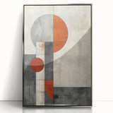 Dining Room Wall Decor – Geometric Abstract Canvas Art Print