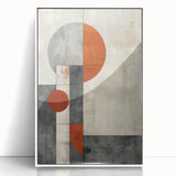Dining Room Wall Decor – Geometric Abstract Canvas Art Print