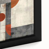 Dining Room Wall Decor – Geometric Abstract Canvas Art Print