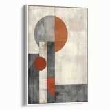 Dining Room Wall Decor – Geometric Abstract Canvas Art Print