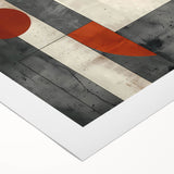 Dining Room Wall Decor – Geometric Abstract Canvas Art Print