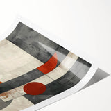 Dining Room Wall Decor – Geometric Abstract Canvas Art Print